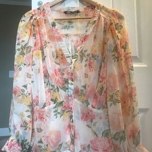 Silky Long Sleeves Top